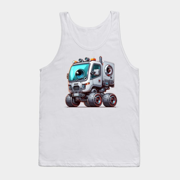 Futuristic Cybertruck Tank Top by Dmytro